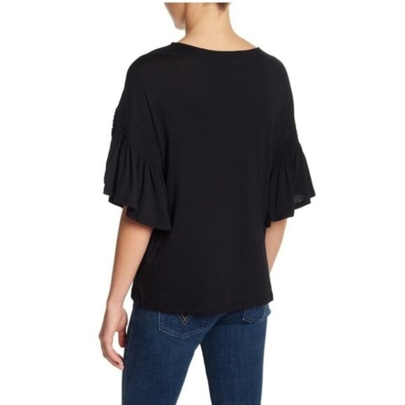 14th & Union Ruffle Sleeve Tee - Picture 2 of 3